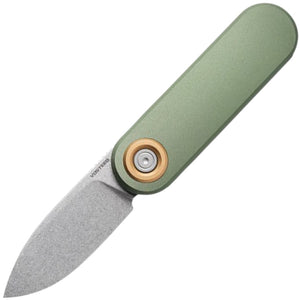 Vosteed Corgi-V Vanchor Lock Green Aluminum Folding 14C28N Pocket Knife A3702