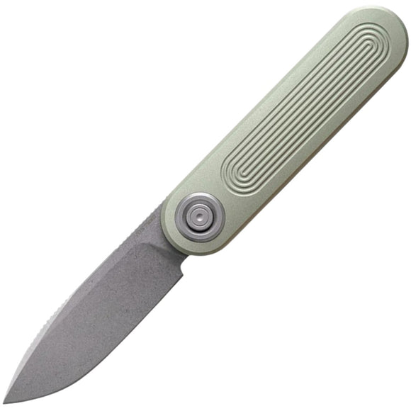 Vosteed Corgi-V 295 Vanchor Lock Pale Green Aluminum Folding S35VN Pocket Knife A3707