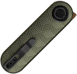 Vosteed Corgi-V Vanchor Lock Green Aluminum Folding 14C28N Pocket Knife A3724