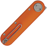 Vosteed Corgi-V 295 Vanchor Lock Copper Raindrop Micarta & Orange Aluminum Folding N690 Knife A3731