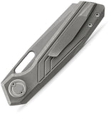 Vosteed Xeno Vanchor Lock Dim Gray Titanium Folding Vanax Pocket Knife A3801