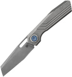 Vosteed Xeno Vanchor Lock Dim Gray Titanium Folding Vanax Pocket Knife A3801