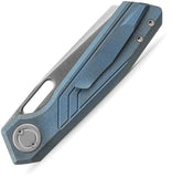 Vosteed Xeno Vanchor Lock Blue Titanium Folding Vanax Pocket Knife A3802