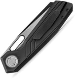 Vosteed Xeno Vanchor Lock Black Titanium Folding Vanax Pocket Knife A3803