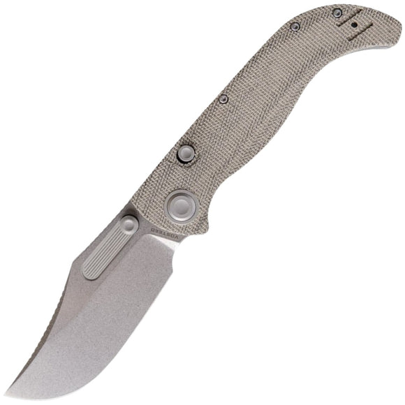 Vosteed Naga Top Linerlock Green Micarta Folding S35VN Pocket Knife A3902