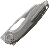 Vosteed Thunderbeast Vanchor Lock Gray Titanium Folding Bohler M390 Pocket Knife A4301
