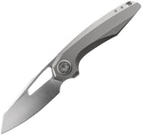 Vosteed Thunderbeast Vanchor Lock Gray Titanium Folding Bohler M390 Pocket Knife A4301