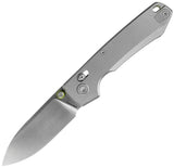 Vosteed Raccoon TiSlim Crossbar Lock Gray Titanium Folding 154CM Pocket Knife A4501
