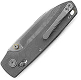 Vosteed Raccoon TiSlim Crossbar Lock Acid Wash Gray Titanium Folding S35VN Pocket Knife A4506