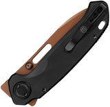 Vosteed Zander Vanchor Lock Black Aluminum Folding Copper Dune CPM-S35VN Pocket Knife A4601