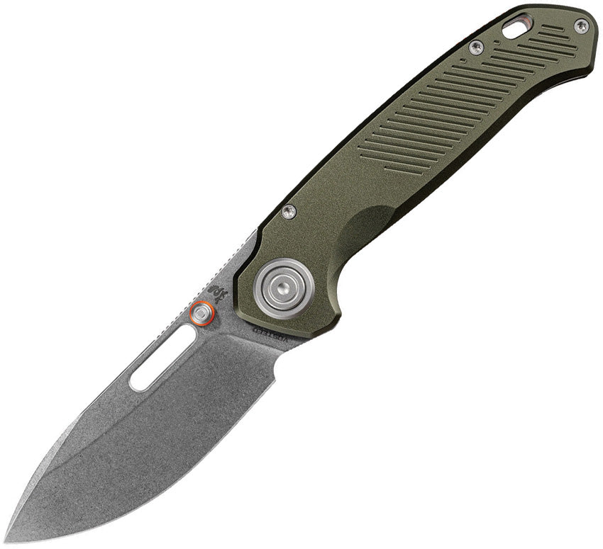 Tac Force Framelock A/O Gray TiNi Coat 3Cr13 Stainless Skull