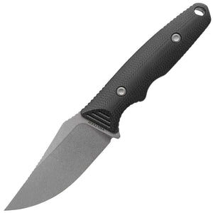 Vosteed H-Back Black G10 14C28N Clip Pt Fixed Blade Knife w/ Sheath D0401