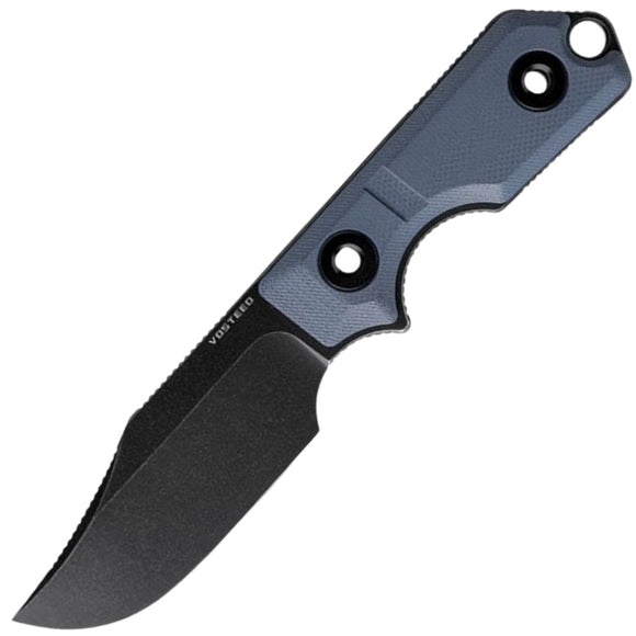Vosteed Quokka Blue G10 14C28N Fixed Blade Knife w/ Sheath D0602