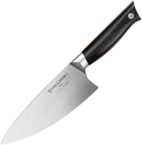 Vosteed Stallion 6.5" Chef's Black G10 1.4116 Stainless Fixed Blade Kitchen Knife SLCH4165