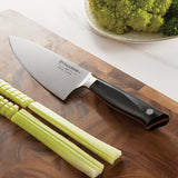 Vosteed Stallion 6.5" Chef's Black G10 1.4116 Stainless Fixed Blade Kitchen Knife SLCH4165