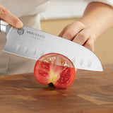 Vosteed Stallion 7" Santoku Black G10 1.4116 Fixed Blade Kitchen Knife SLSA4170