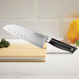 Vosteed Stallion 7" Santoku Black G10 1.4116 Fixed Blade Kitchen Knife SLSA4170