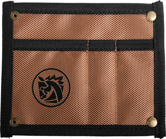 Vosteed Brown & Black Folding Pocket Knife Pouch X0131