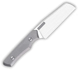 Vero Engineering Axon Gray Titanium Bohler M390 Cleaver Fixed Blade Knife OALLHST