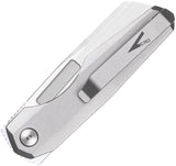 Vero Engineering Neuron Slip Joint Gray Titanium Folding Bohler M390 Pocket Knife NHSS