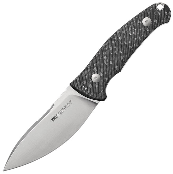 Viper Nordlys Carbon Fiber Bohler N690 Fixed Blade Knife w/ Sheath 4046FC