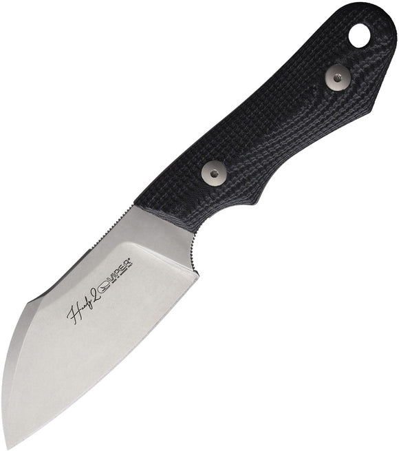 Viper Handy 2 Black SureTouch CPM-MagnaCut Sheepsfoot Fixed Blade Knife 4050GG