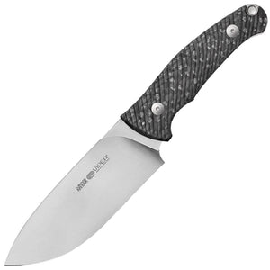 Viper Ranger Carbon Fiber Bohler N690 Fixed Blade Knife w/ Sheath 4056FC