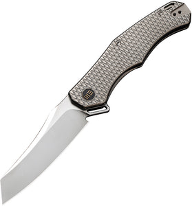 Viking Tactics RekkeR Framelock Gray Titanium Folding CPM-20CV Pocket Knife ACG2