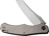 Viking Tactics RekkeR Framelock Gray Titanium Folding CPM-20CV Pocket Knife ACG2