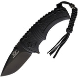 WithArmour Black-B Linerlock A/O Black TPR Folding 440C Pocket Knife 007BK