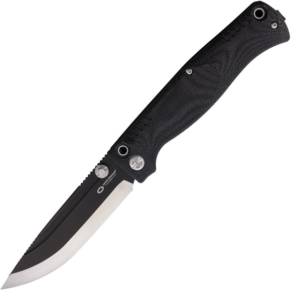 WithArmour Woodlands Slip Joint Black Micarta Folding VG-10 Pocket Knife 2303F55BG