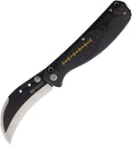 WithArmour Porcini Slip Joint Black Micarta Folding VG-10 Pocket Knife HY12760BK