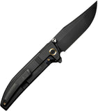 We Knife Ezinta Framelock Black Titanium Folding Bohler M390 Pocket Knife 220411