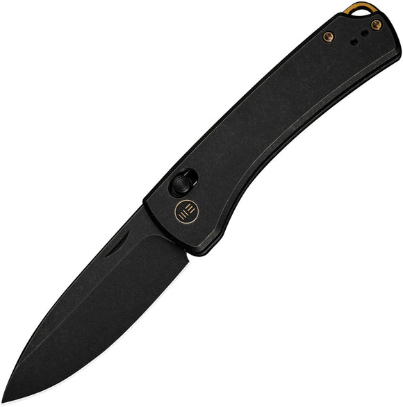 We Knife Nightblade Crossbar Lock Black Titanium Folding 20CV Pocket Knife 220461