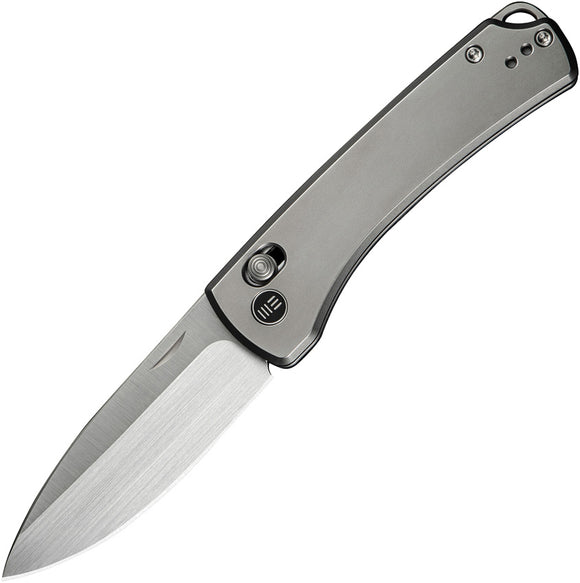 We Knife Nightblade Crossbar Lock Polished Titanium Folding 20CV Pocket Knife 220462