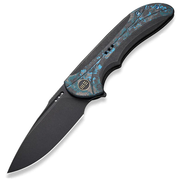 We Knife Equivik Framelock Titanium & Carbon Fiber Folding CPM-20CV Knife 230204