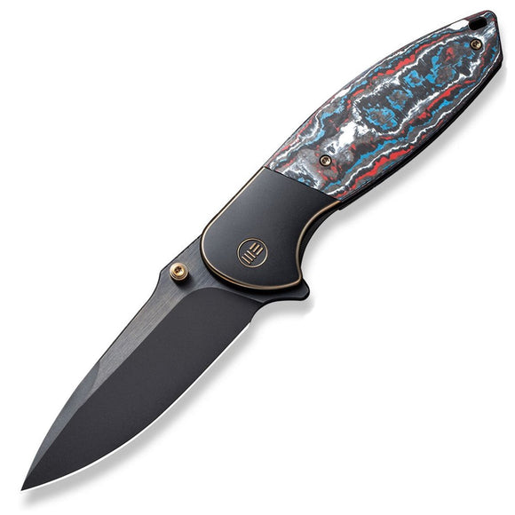 We Knife Nitro OG Framelock Titanium & Nebula Carbon Fiber Folding 20CV Knife 230354
