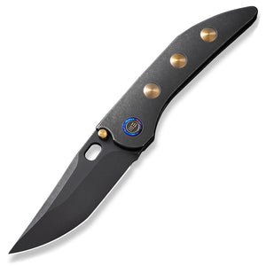 We Knife Attor Framelock Black 6AL4V Titanium Folding CPM-20CV Pocket Knife 230371