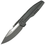We Knife Reveille Framelock LTE Olive Gray Titanium Folding M390 Pocket Knife 230572