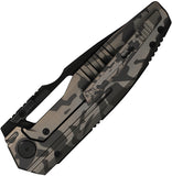 We Knife Reveille Framelock LTE Desert Terrian Titanium Folding M390 Pocket Knife 230573