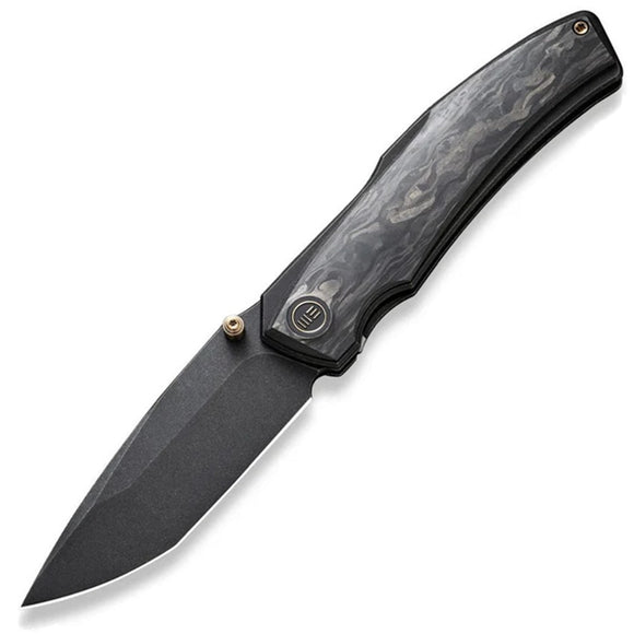 We Knife Swordfin Linerlock Black Titanium & Carbon Fiber Folding 20CV Knife 230672