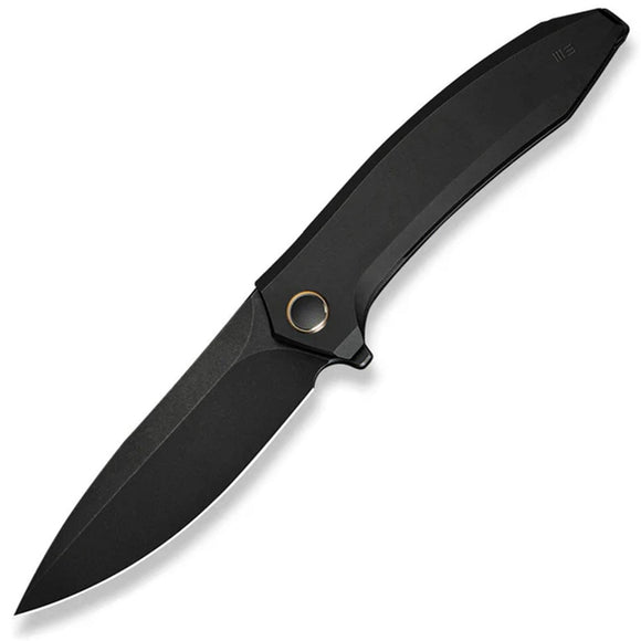 We Knife Acuminal Framelock Black Titanium Folding Vanax Pocket Knife 230701