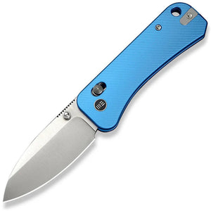 We Knife Banter 2 Crossbar Lock Blue Aluminum Folding S35VN Pocket Knife 230751