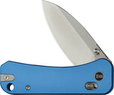 We Knife Banter 2 Crossbar Lock Blue Aluminum Folding S35VN Pocket Knife 230751