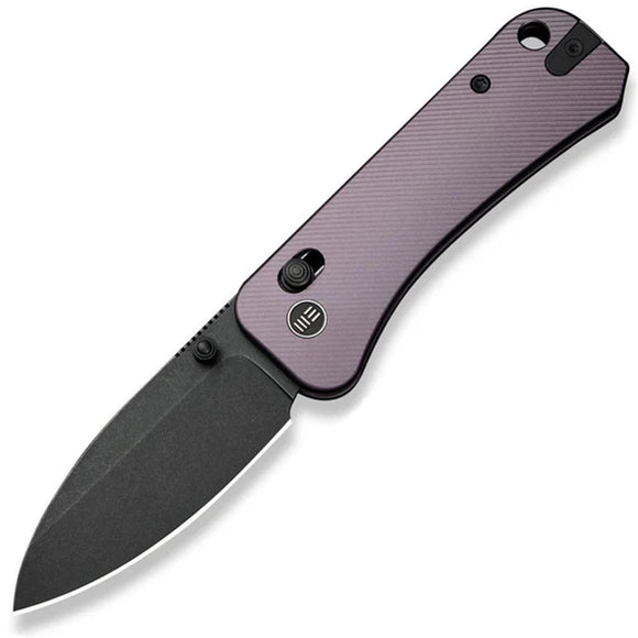 We Knife Banter 2 Crossbar Lock Purple Aluminum Folding S35VN Pocket Knife 230752