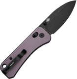 We Knife Banter 2 Crossbar Lock Purple Aluminum Folding S35VN Pocket Knife 230752