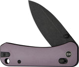 We Knife Banter 2 Crossbar Lock Purple Aluminum Folding S35VN Pocket Knife 230752