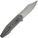 We Knife Flight Line LTE Linerlock Dark Gray Titanium Folding M390 Pocket Knife 230891