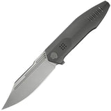 We Knife Flight Line LTE Linerlock Dark Gray Titanium Folding M390 Pocket Knife 230891