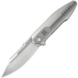 We Knife Flight Line LTE Linerlock Bead Blast Titanium Folding M390 Pocket Knife 230893